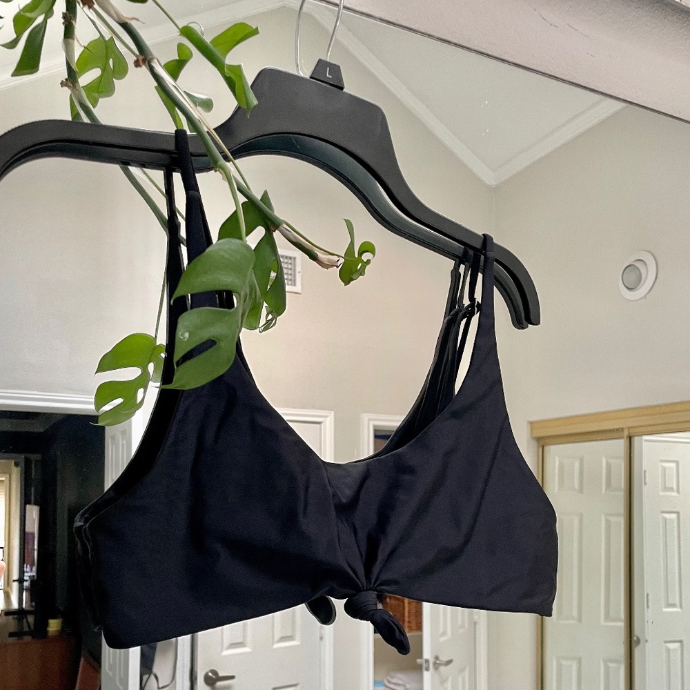 zauful black bikini top-S